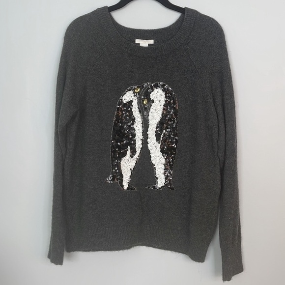 Gray Penguin Sweater - Picture 1 of 3